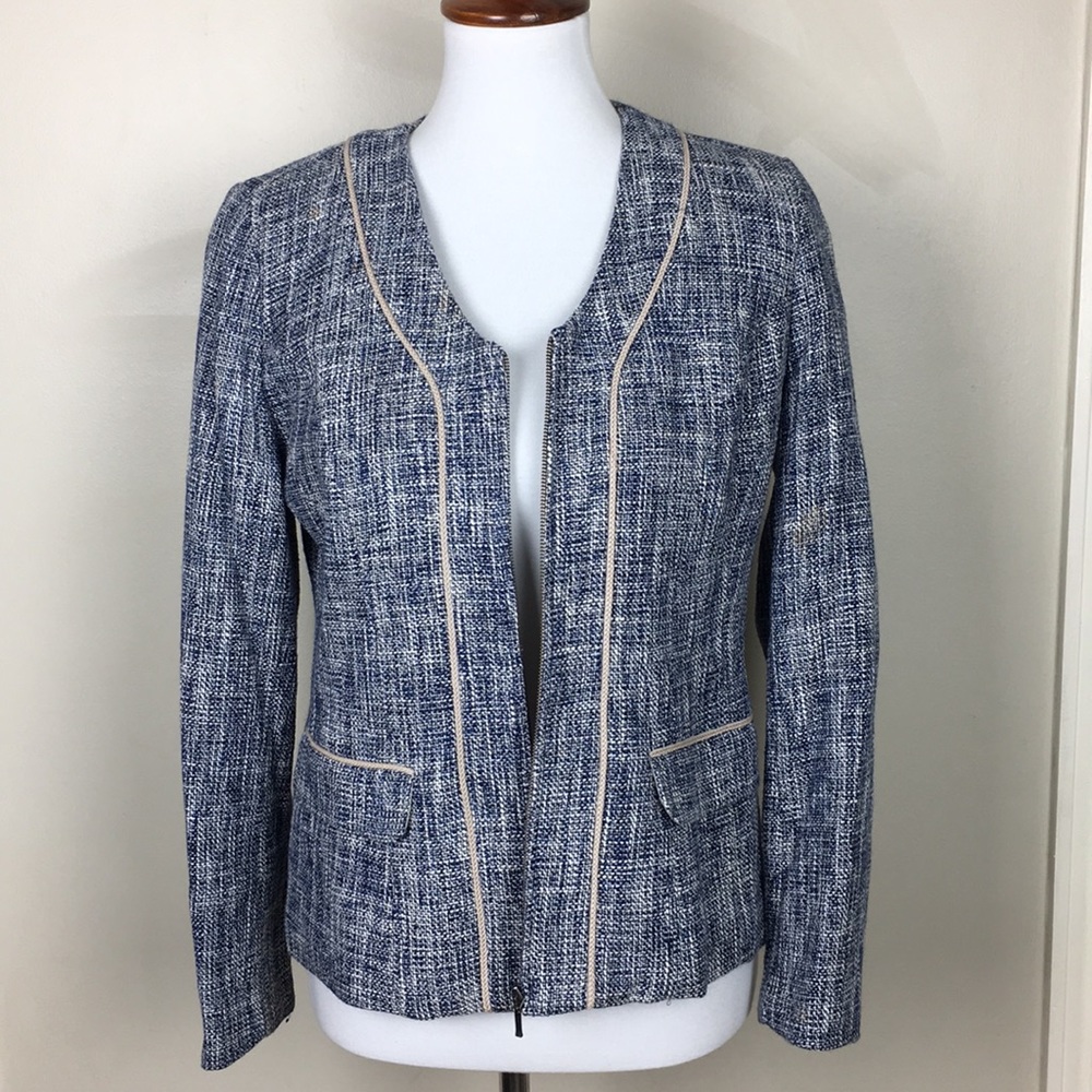 Pendleton Jacket Zip Pockets Sz 4 - image 1